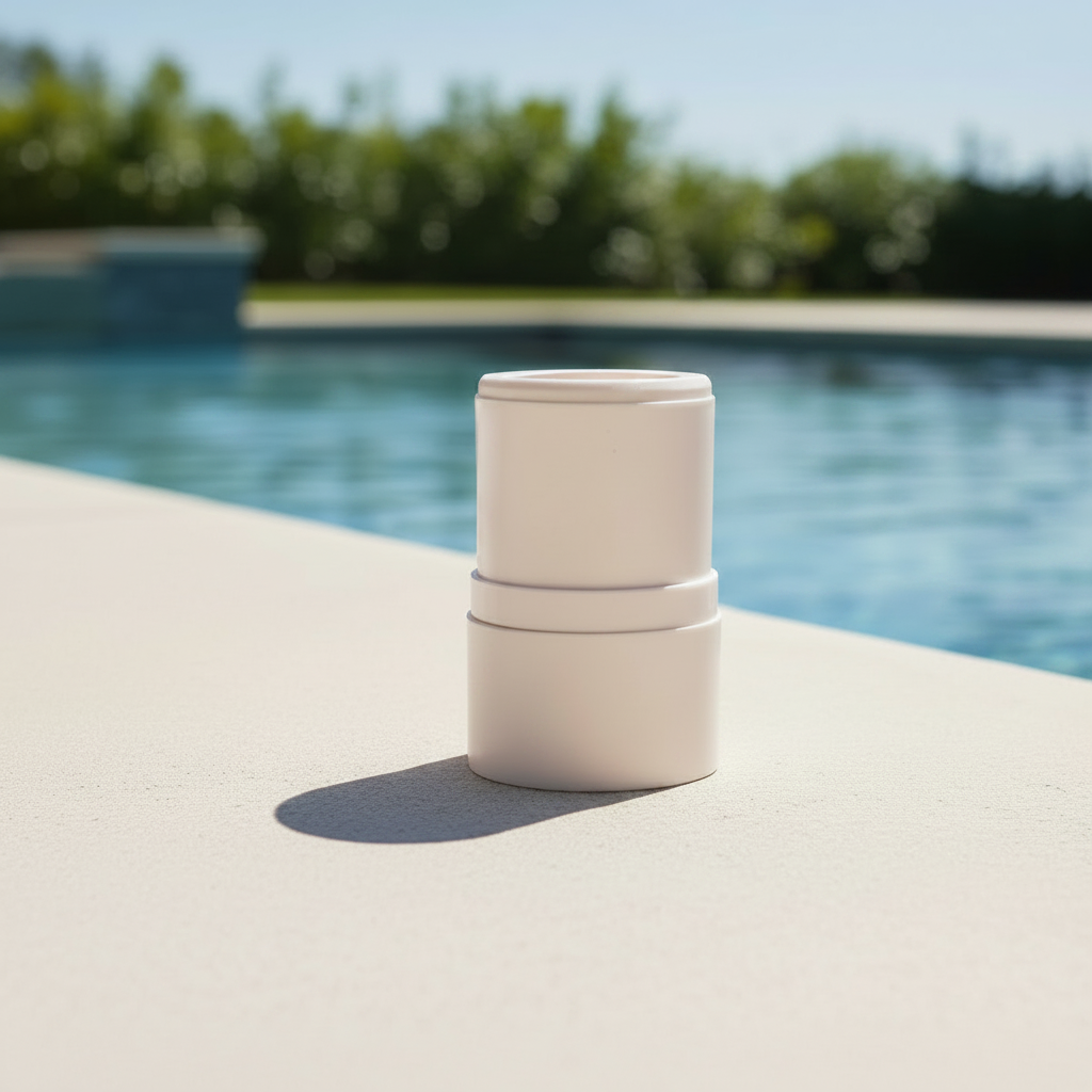 Skimlite NIC White Internal Cam Lock for Aluminum Telescoping Pool Poles