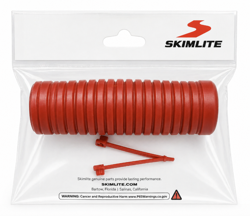 CARBONLITE Small Red Handgrip for 3-Piece Telescoping Carbon Fiber Poles