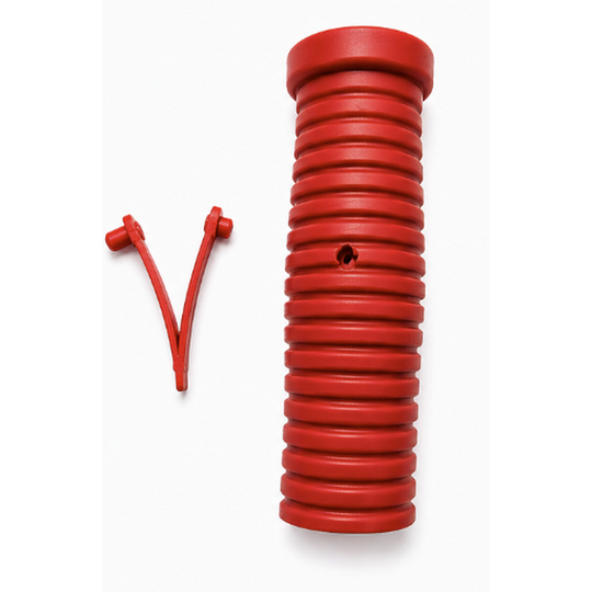 CARBONLITE Small Red Handgrip for 3-Piece Telescoping Carbon Fiber Pool Poles