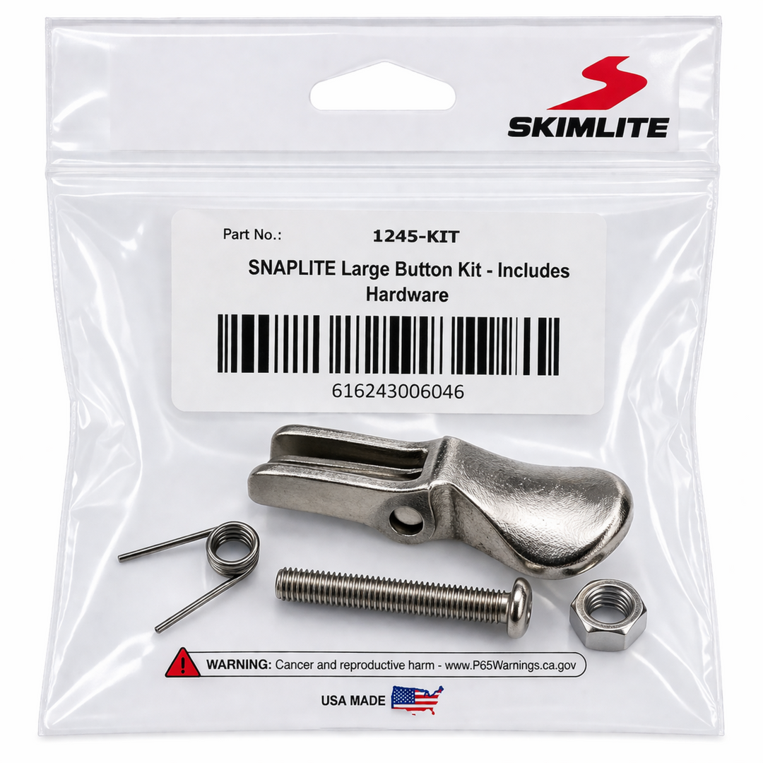SnapLite-SnapPro Large Button Kit for Aluminum Telescoping Pool Poles - Includes Hardware