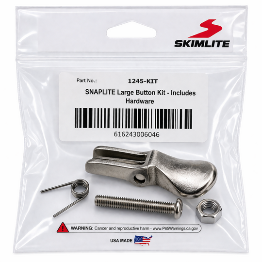 SnapLite-SnapPro Large Button Kit for Aluminum Telescoping Pool Poles - Includes Hardware