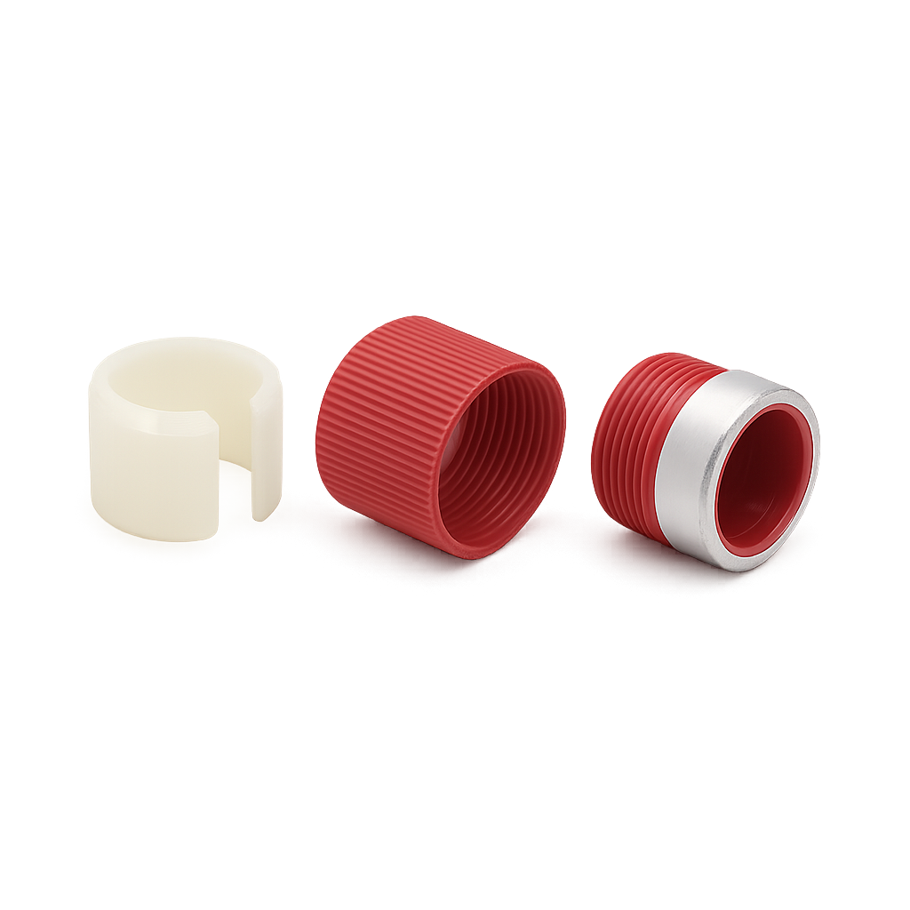 PROMAX Red Thread Lock Fitting Kit for Aluminum Telescoping Pool Poles