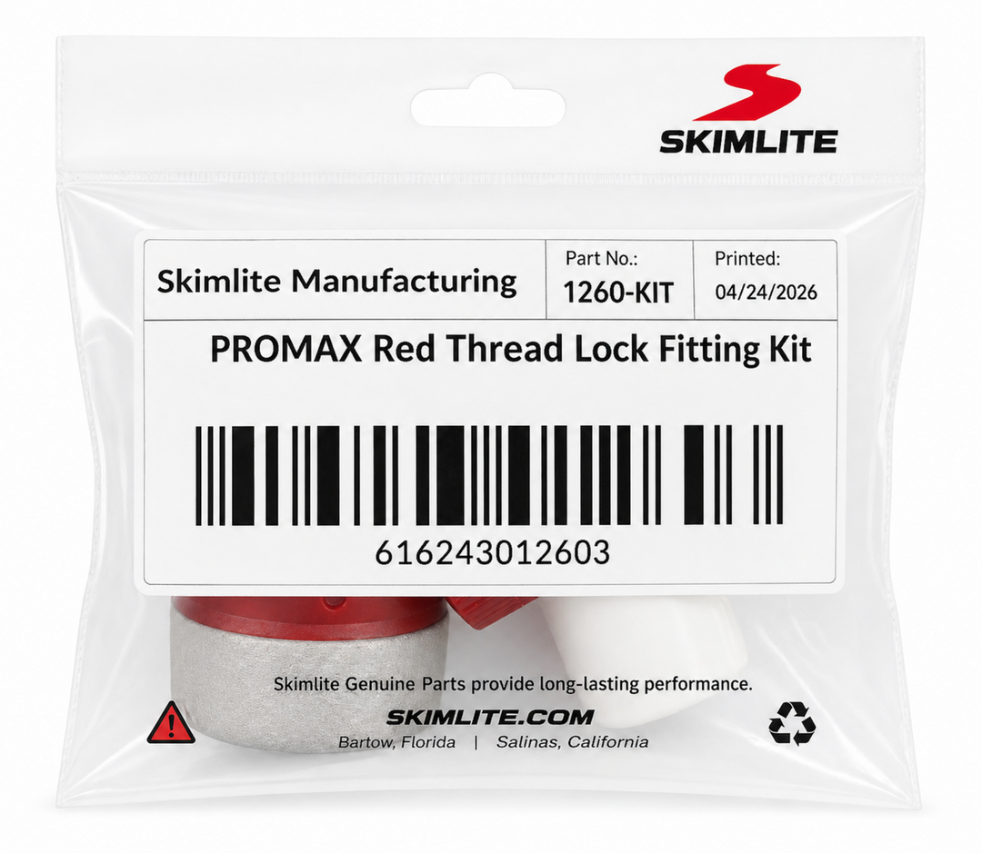 PROMAX Red Thread Lock Fitting Kit for Aluminum Telescoping Pool Poles