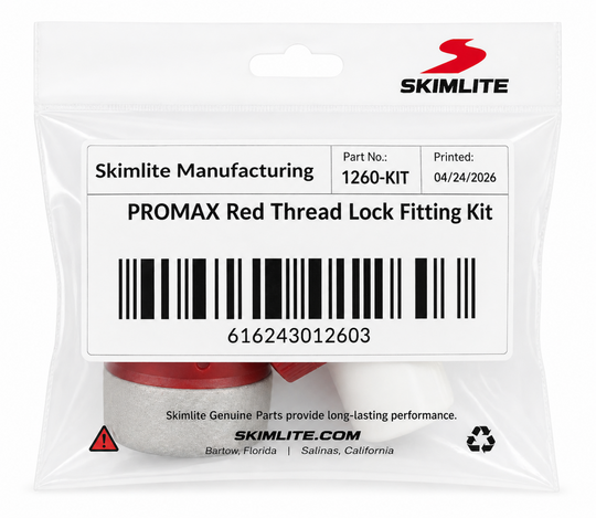PROMAX Red Thread Lock Fitting Kit for Aluminum Telescoping Pool Poles
