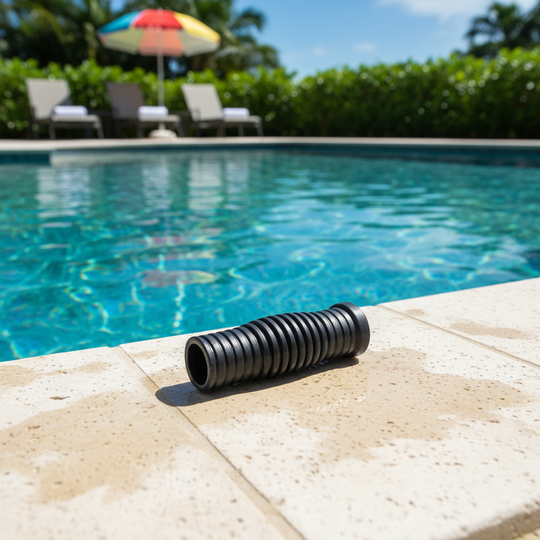 Skimlite 1 Inch Black Hand Grip for Aluminum & Fiberglass Telescoping Pool Poles