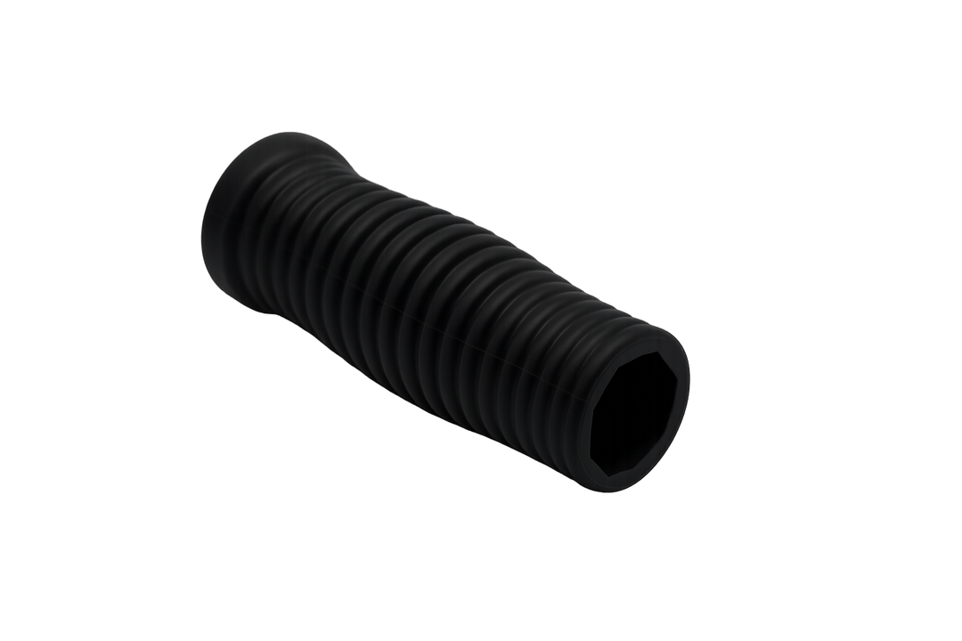 Skimlite 1 Inch Small Black Decagon Hand Grip for Aluminum Lever Lock Telescoping Pool Poles