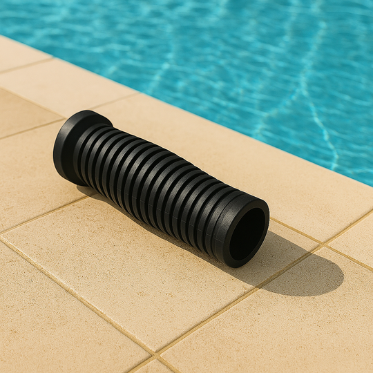 Skimlite 1 Inch Small Black Decagon Hand Grip for Aluminum Lever Lock Telescoping Pool Poles