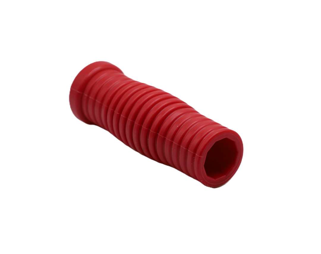 Skimlite 1 Inch Small Red Decagon Hand Grip for Aluminum Telescoping Pool Poles