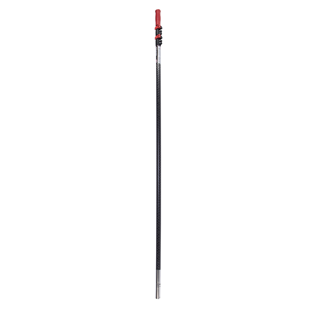 CarbonLite 3-Piece 17' Pool Pole with Lever Lock - 100% Carbon Fiber Tube!