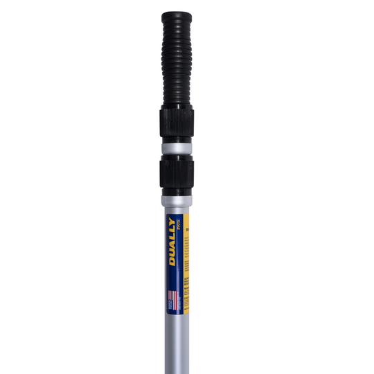 Dually 17.5' Commercial Grade Telescopic Pool Pole - Dual Outside Thread & Internal Cam Locks