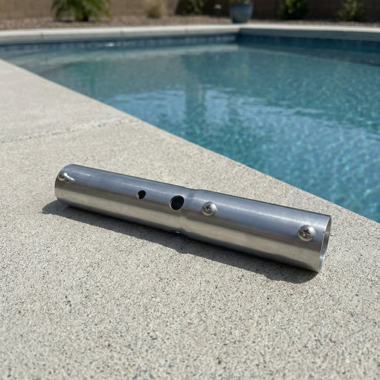 POLEMAX Stainless-Steel Pool Pole Tool Adapter Tip
