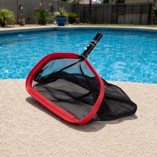Spartan 17.5" Heavy Duty Pool Leaf Rake With 14" Standard Mesh Bag