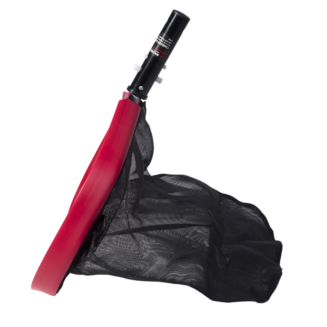 Spartan 17.5" Heavy Duty Pool Leaf Rake With 14" Standard Mesh Bag
