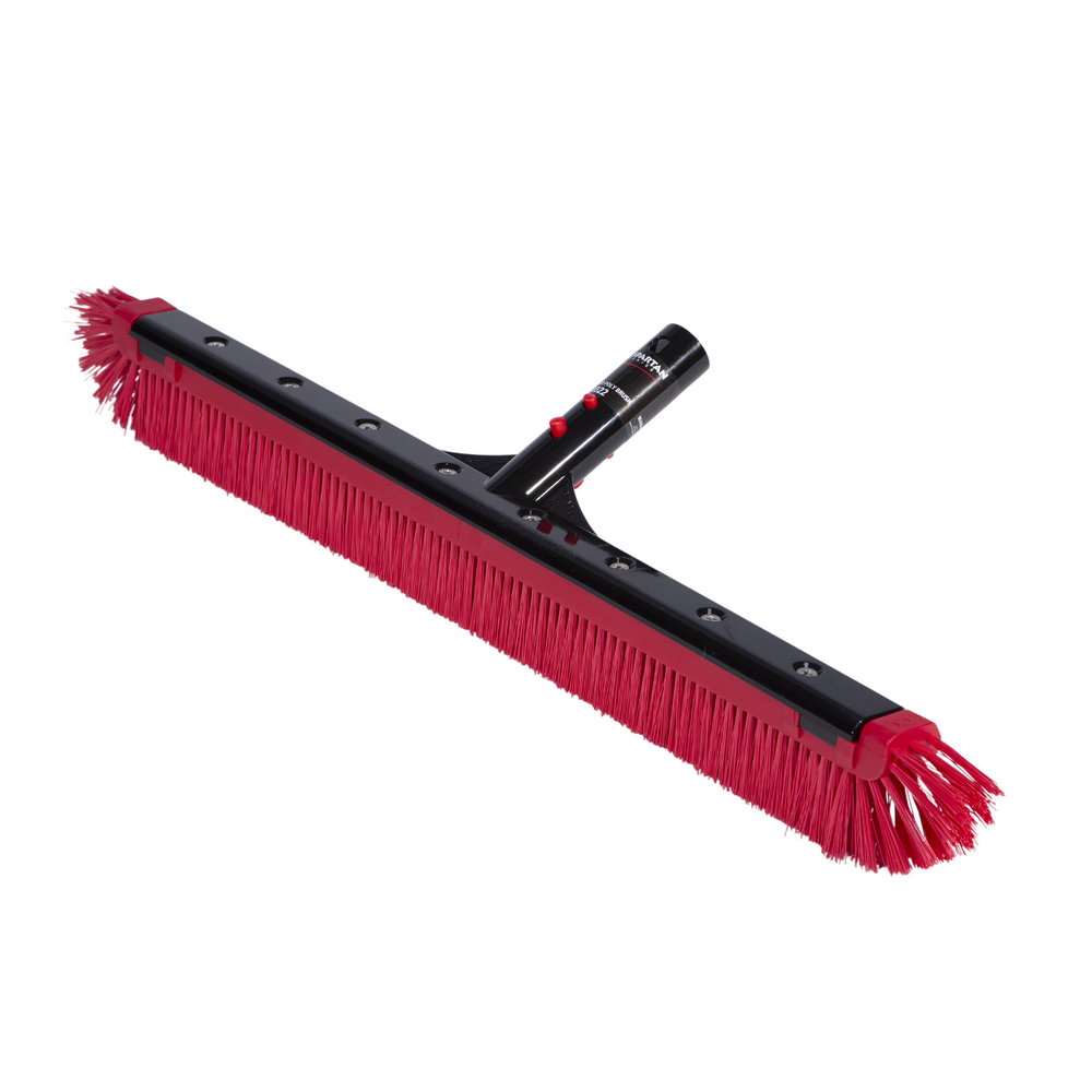 Spartan 24" Pro Grade All Purpose Poly Curved Pool Wall Brush -NEW MODEL