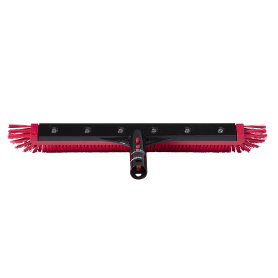 Spartan 18" Pro Grade All Purpose Poly Curved Pool Wall Brush -NEW MODEL