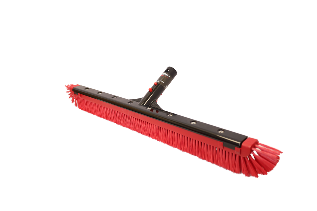 Spartan 24" Pro Grade All Purpose Poly Curved Pool Wall Brush -NEW MODEL