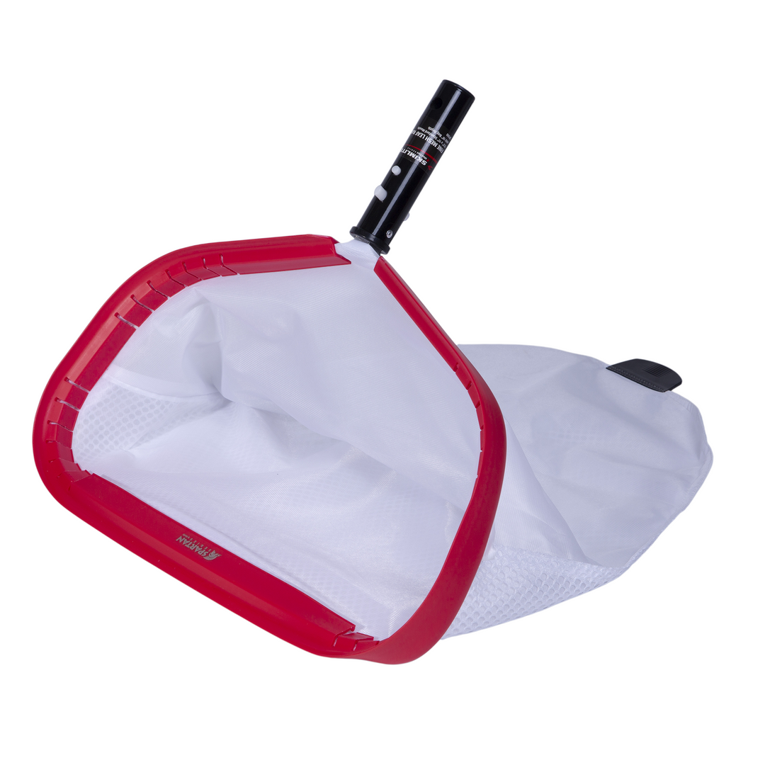 Spartan 17.5" Heavy Duty Pool Leaf Rake With 18" Fine Mesh Bag
