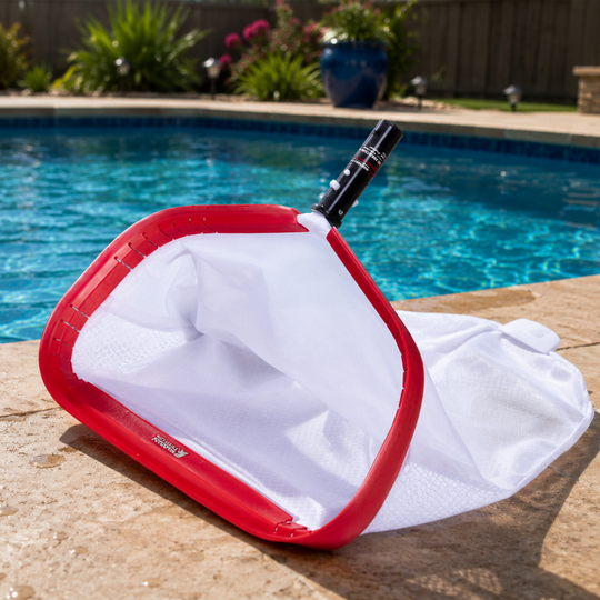 Spartan 17.5" Heavy Duty Pool Leaf Rake With 18" Fine Mesh Bag