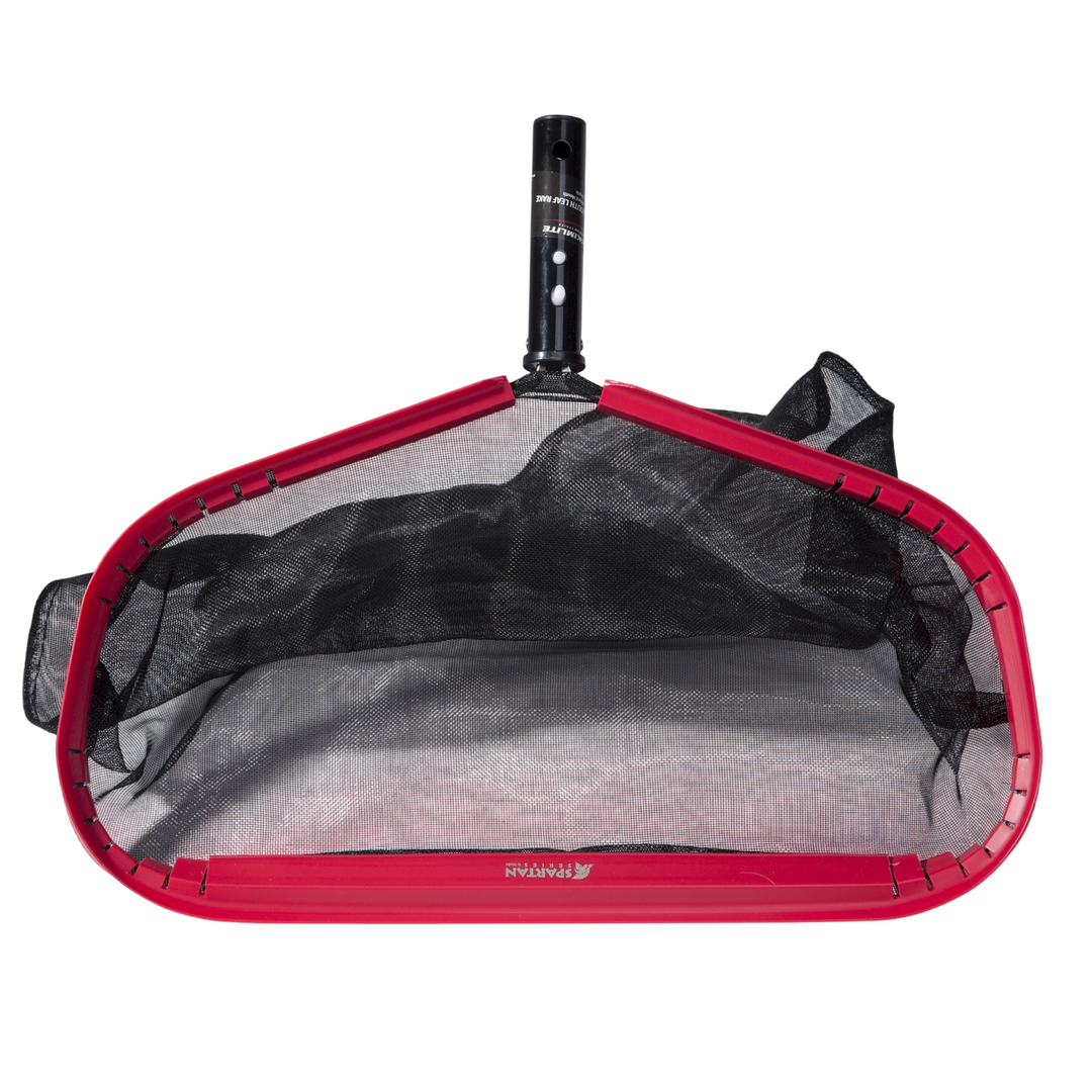 Spartan 19.5" Wide Mouth Pool Leaf Rake With 18" Standard Mesh Bag