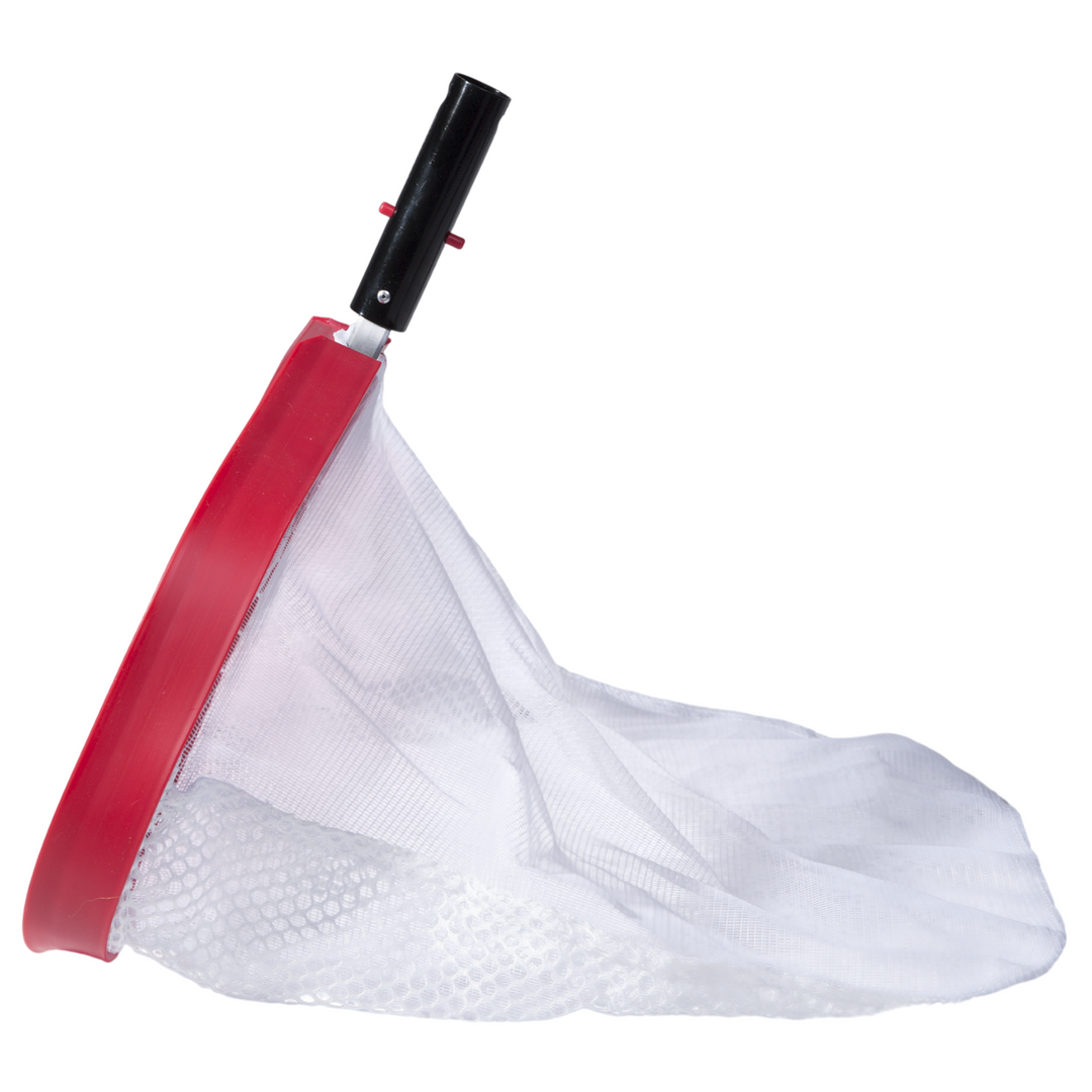 Spartan 17.5" Easy Flip Pool Leaf Rake With 16" Standard Soft Mesh Bag