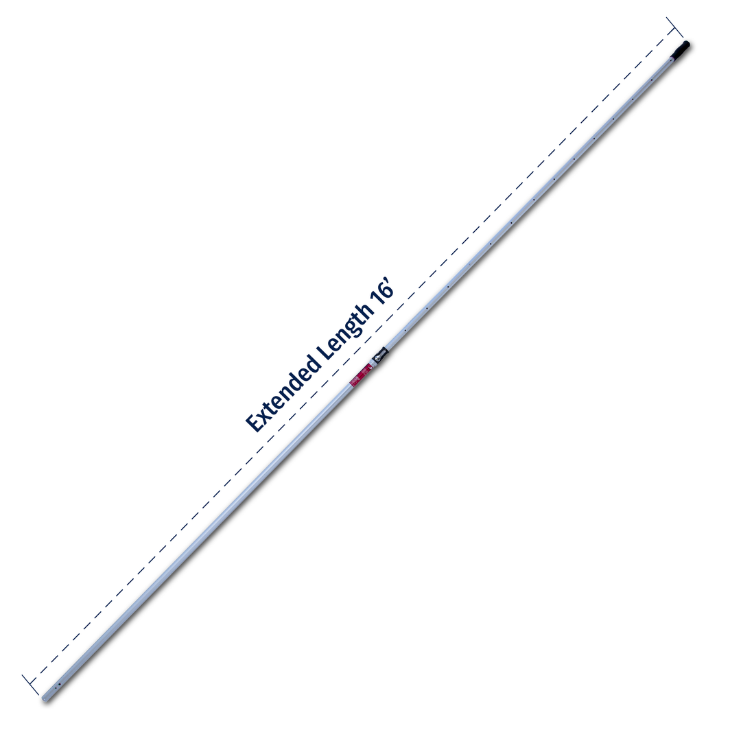 SnapPro 14.5' Telescoping Pool Pole with Button Lock - Clean with Ease!