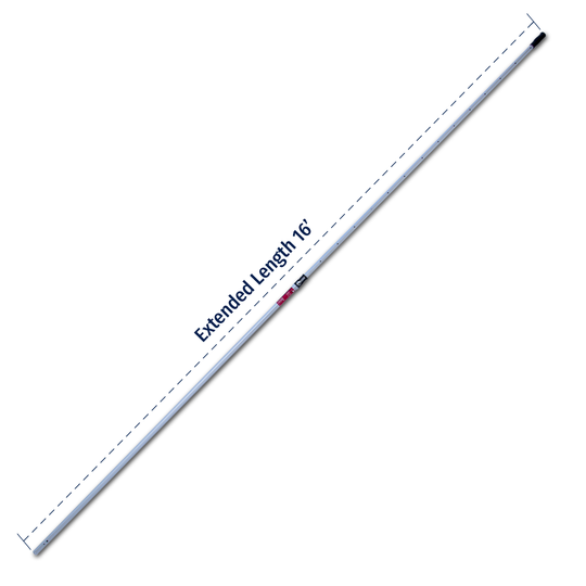 SnapPro 14.5' Telescoping Pool Pole with Button Lock - Clean with Ease!