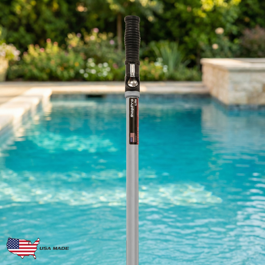 SnapPro Lite 12' Telescoping Pool Pole with Button Lock - Push, Snap, Lock!