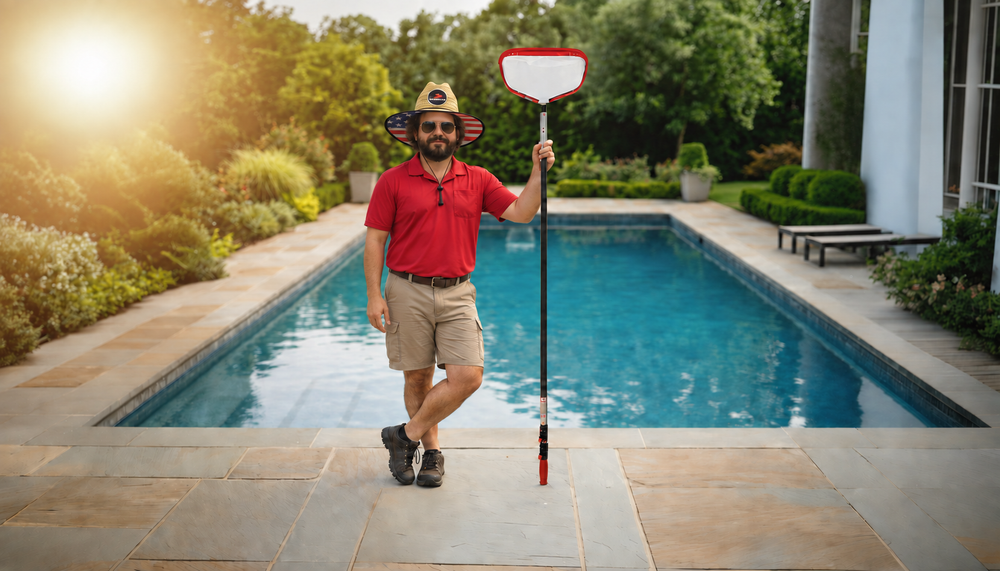 Skimlite American Flag Straw Hat