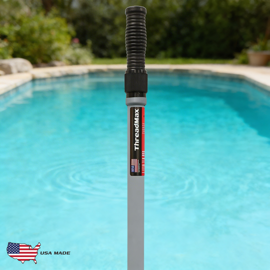ThreadMax 12' Telescoping Pool Pole with Classic Pro Thread Lock