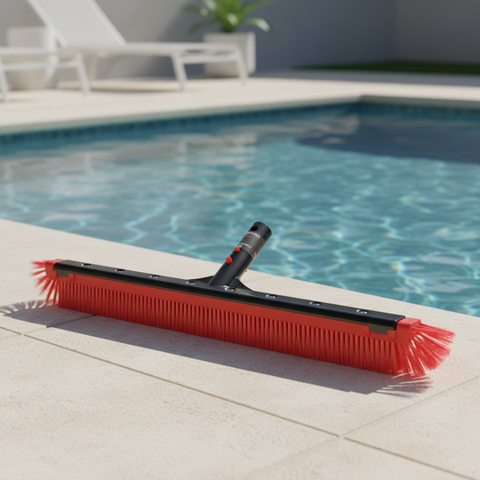 Spartan 24" Pro Grade All Purpose Poly Curved Pool Wall Brush -NEW MODEL