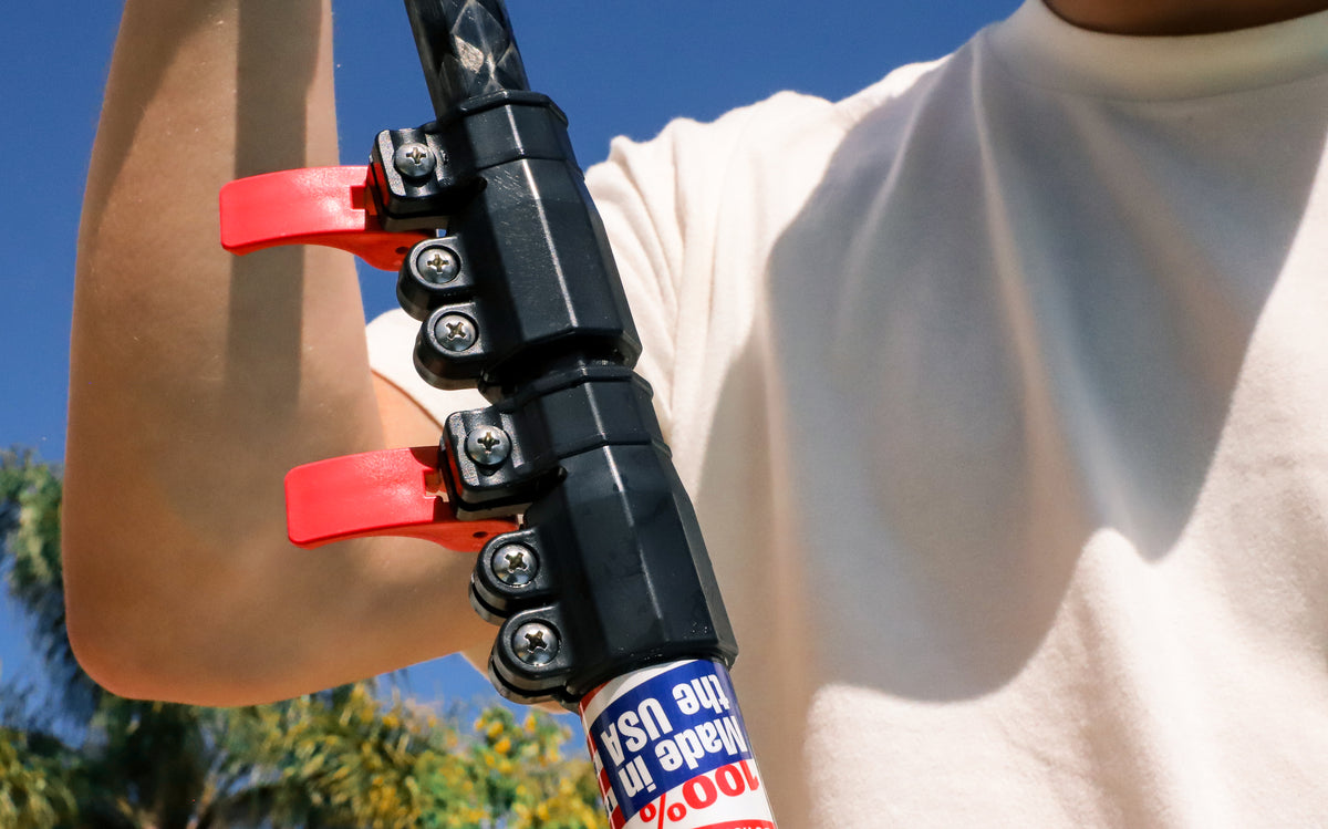 3 PC 6'-17' CarbonLite Pool Pole