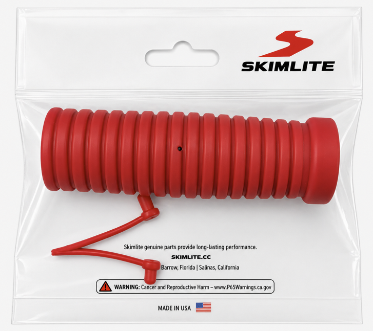 CARBONLITE Large Red Handgrip for 2-Piece Telescoping Carbon Fiber Poles