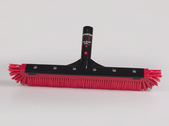 Spartan 18" Pro Grade All Purpose Poly Curved Pool Wall Brush -NEW MODEL